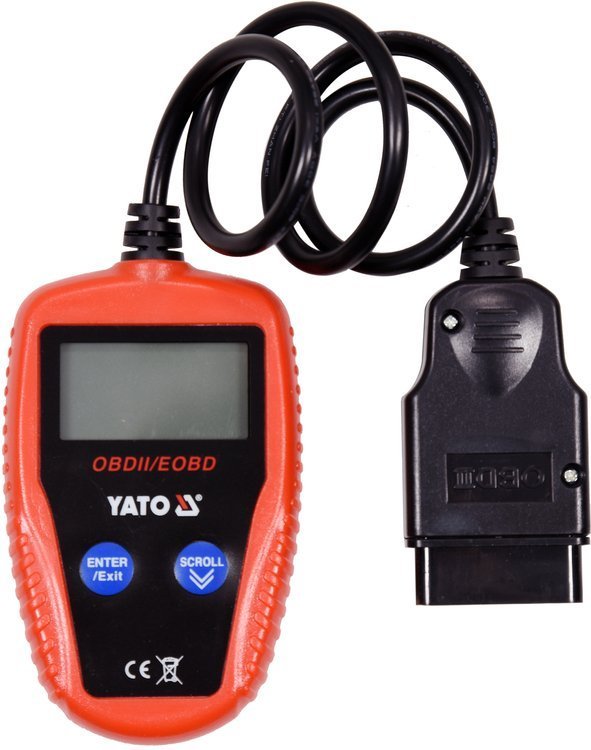 OBD II (EOBD) gedimų kodo skaitytuvas (YT-72977)