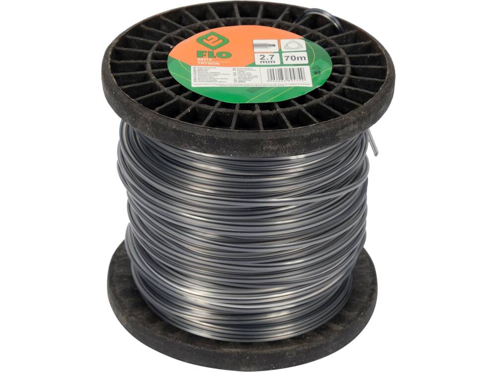 Valas žolei trimeriams | trikampis | TRYGON | 2.7 mm x 70 m (89474)