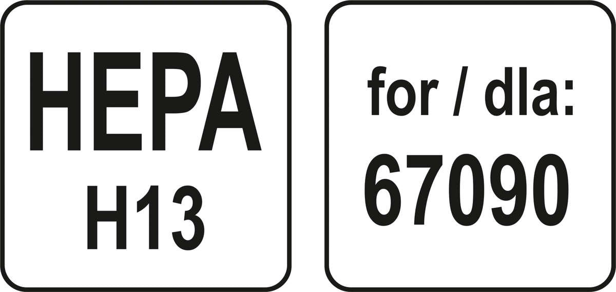 Filtras HEPA H13 dulkių siurbliui 67090 (67093)