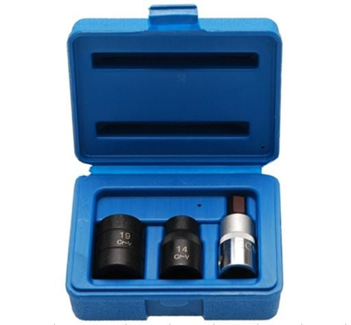 Penkiakampių galvučių rinkinys suportams 1/2" (FE1106)