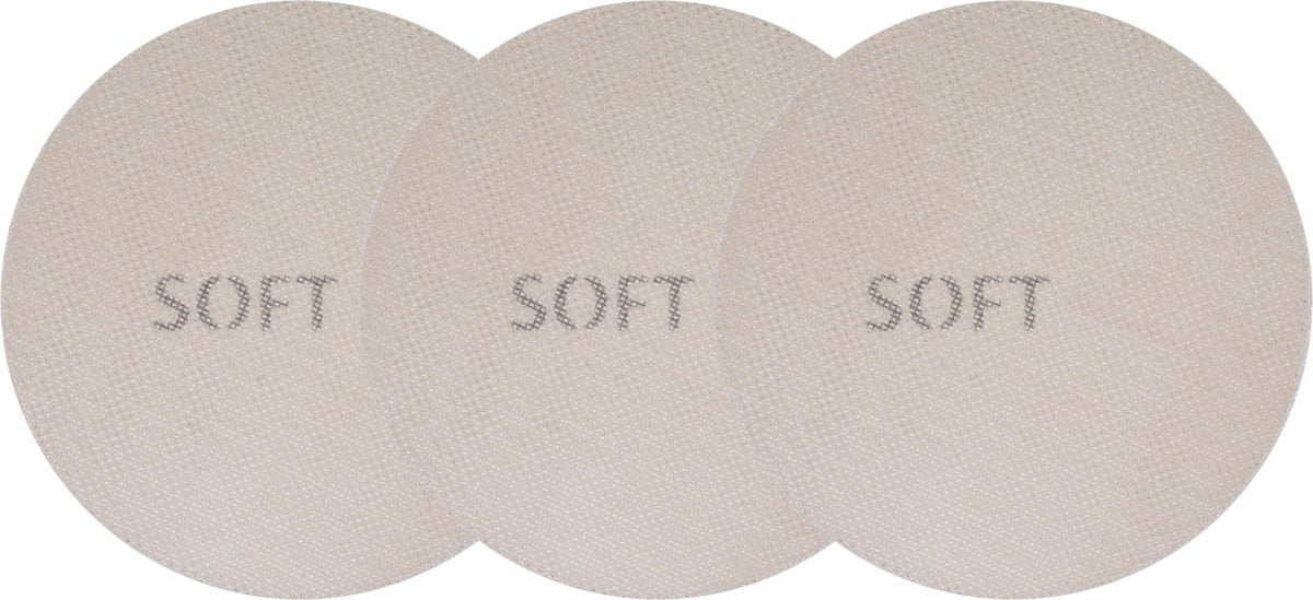 Šlifavimo tinklelis apvalus | minkštas | dulkėms pralaidus veliūras | 225 mm / P120 | 3 vnt. (YT-84573)