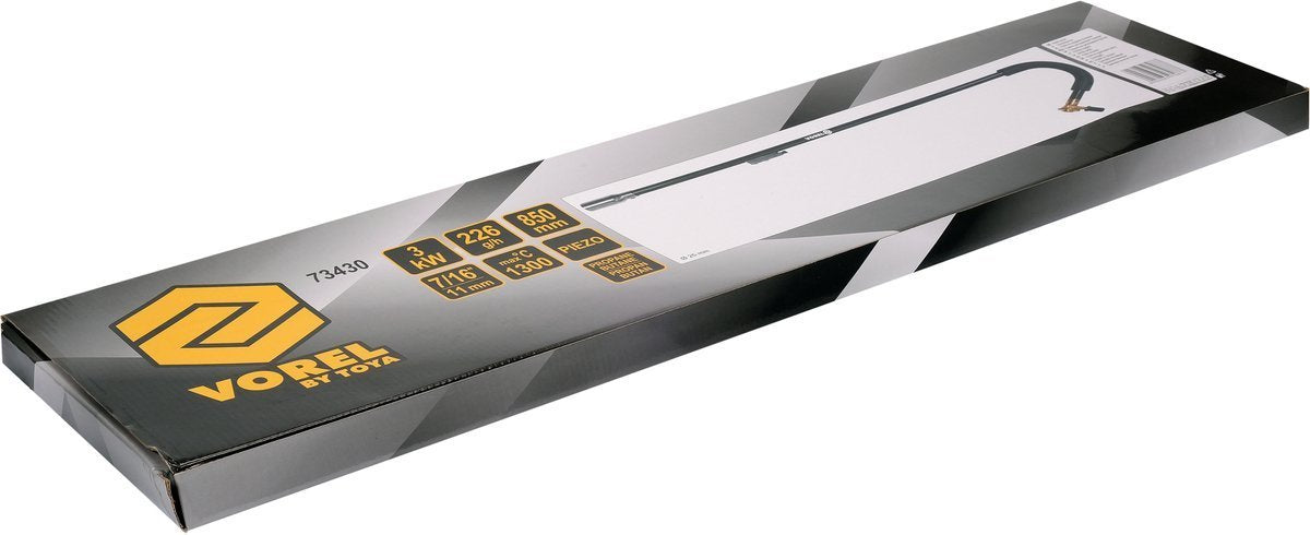 Piktžolių degiklis su plieniniu antgaliu | 850 mm / 25 mm (73430)