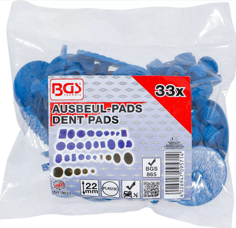 Pagalvėlės kėbulo įduboms šalinti įvairių dydžių ir formų | BGS 865 | 33 vnt. (9571)