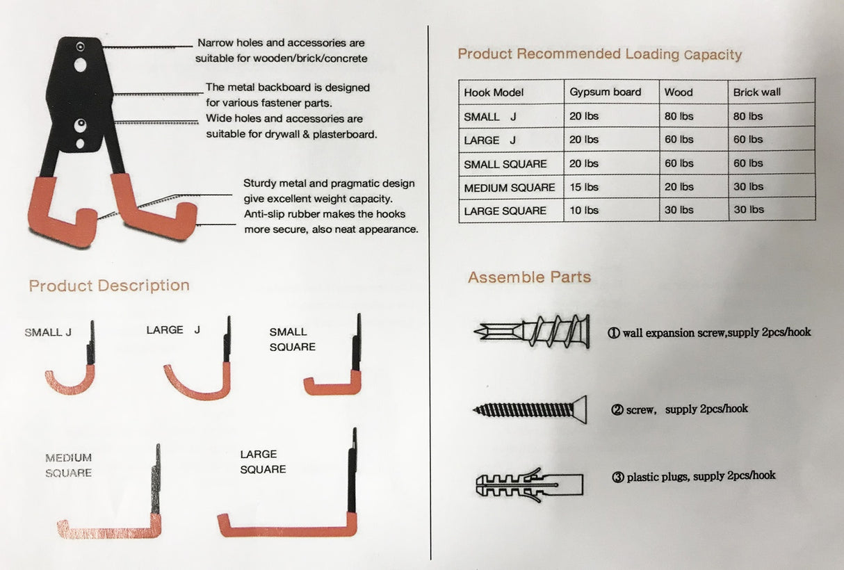 Garažo kablių komplektas | rinkinys | 12 vnt. (H009-4)