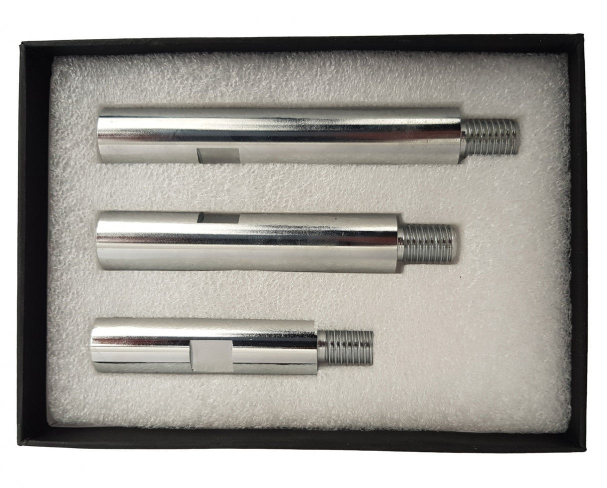 Ilgintuvų rinkinys velcro padams | 75 / 100 / 125 mm | M14 | 3 vnt. (REB3)