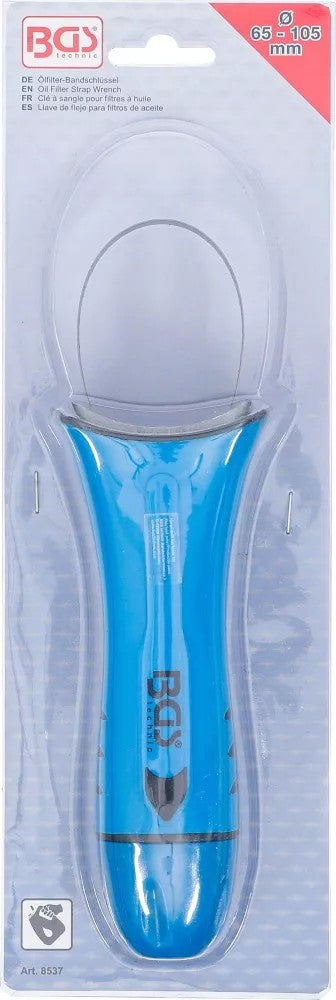 Tepalo filtro raktas juostinis | Ø 65 - 105 mm (8537)