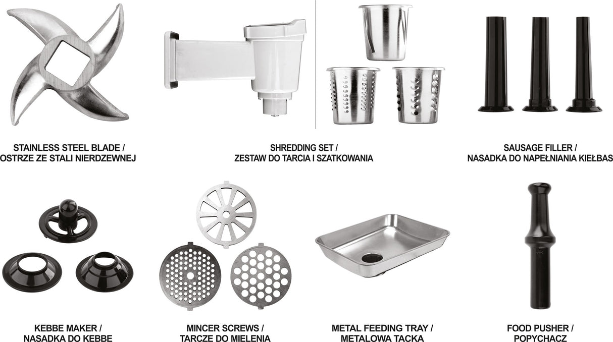 Mėsmalė | 1200W | 4 - viename (67901)