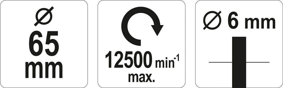 Šepetys vielinis puodo tipo su kotu | susuktas | 65 mm (YT-47518)