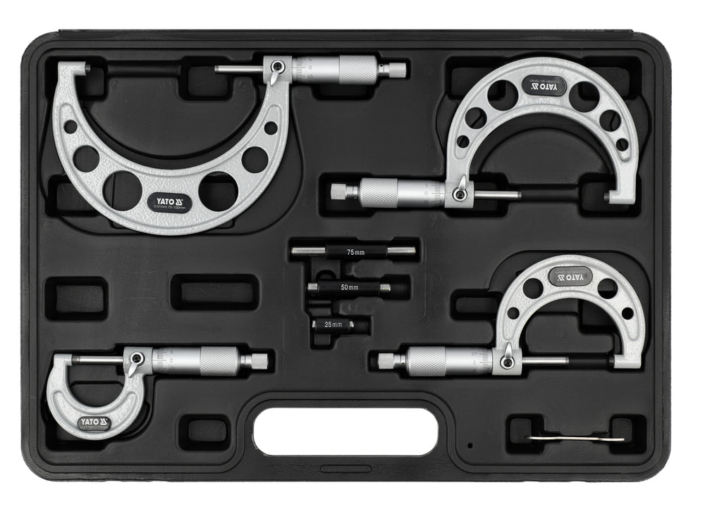 Mikrometrų rinkinys | 4 vnt (YT-72304)