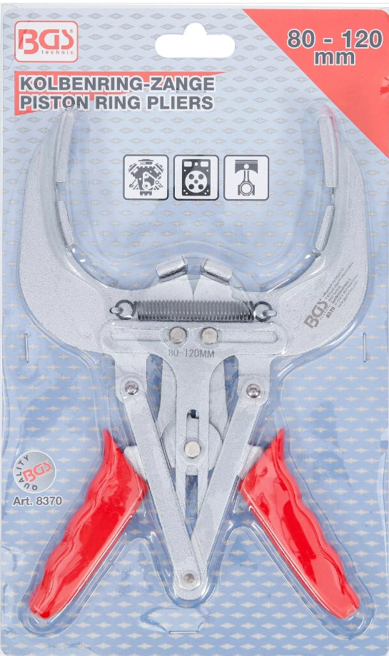 Stūmoklių žiedų suspaudimo replės | 80 - 120 mm (8370)