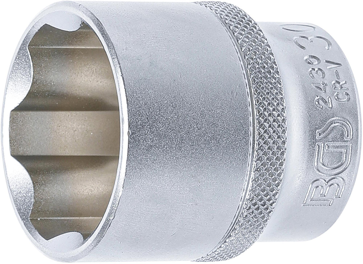 Galvutė šešiakampė | Super Lock | 12.5 mm (1/2") | 30 mm (2430)