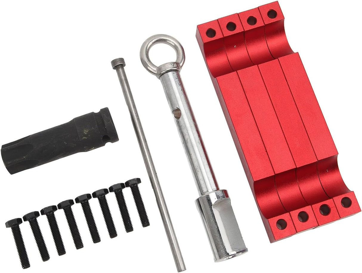 Variklio fiksavimo įrankių rinkinys | Mercedes-Benz | M157/M276/M278 su T100 ir purkštukų nuėmėju (CRP7S)