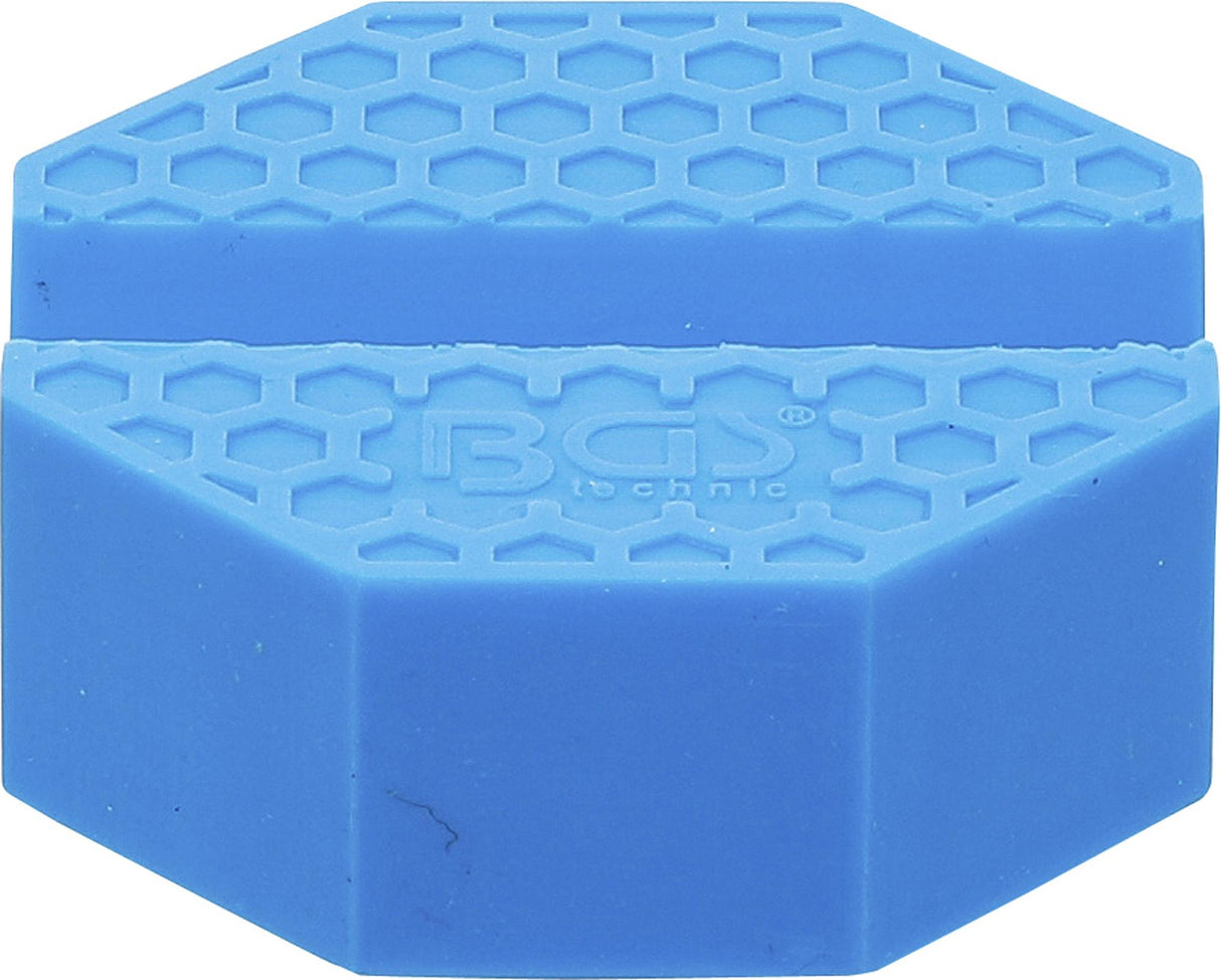 Guminis padas | keltuvams ant ratukų | 70 x 70 x 26 mm (72109)