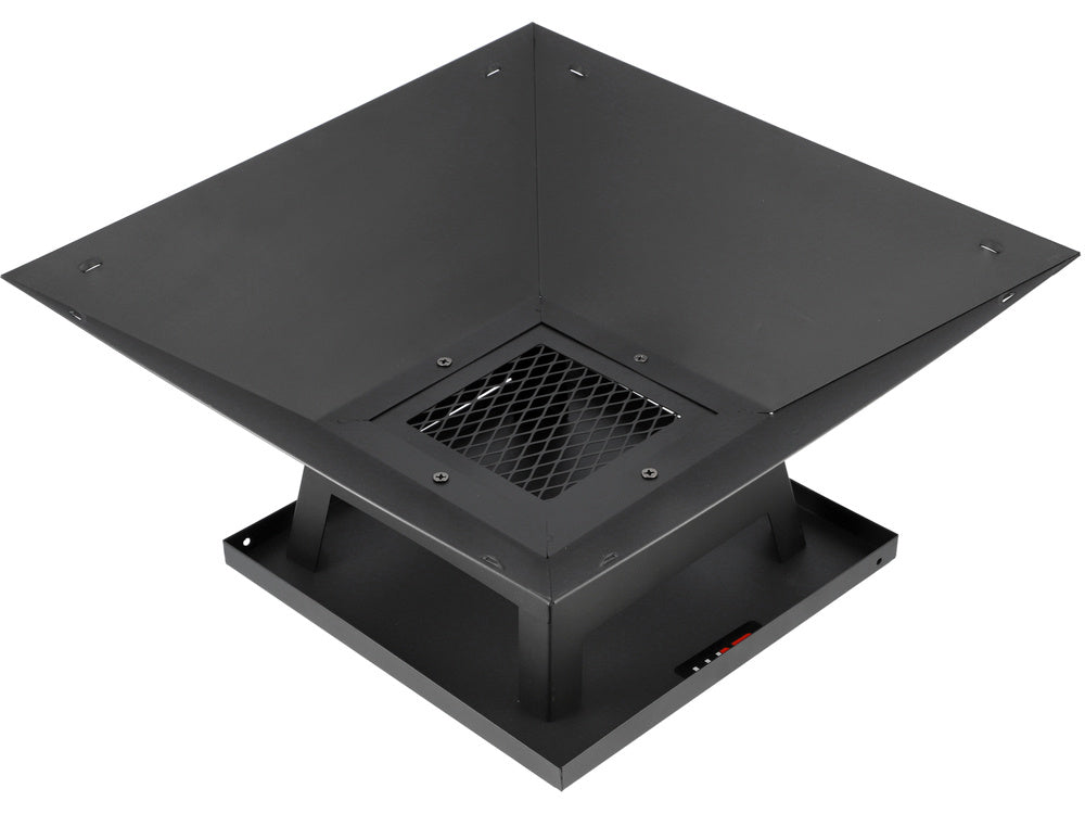 Plieninis židinys | su dangčiu | 45 X 45 cm (99715)