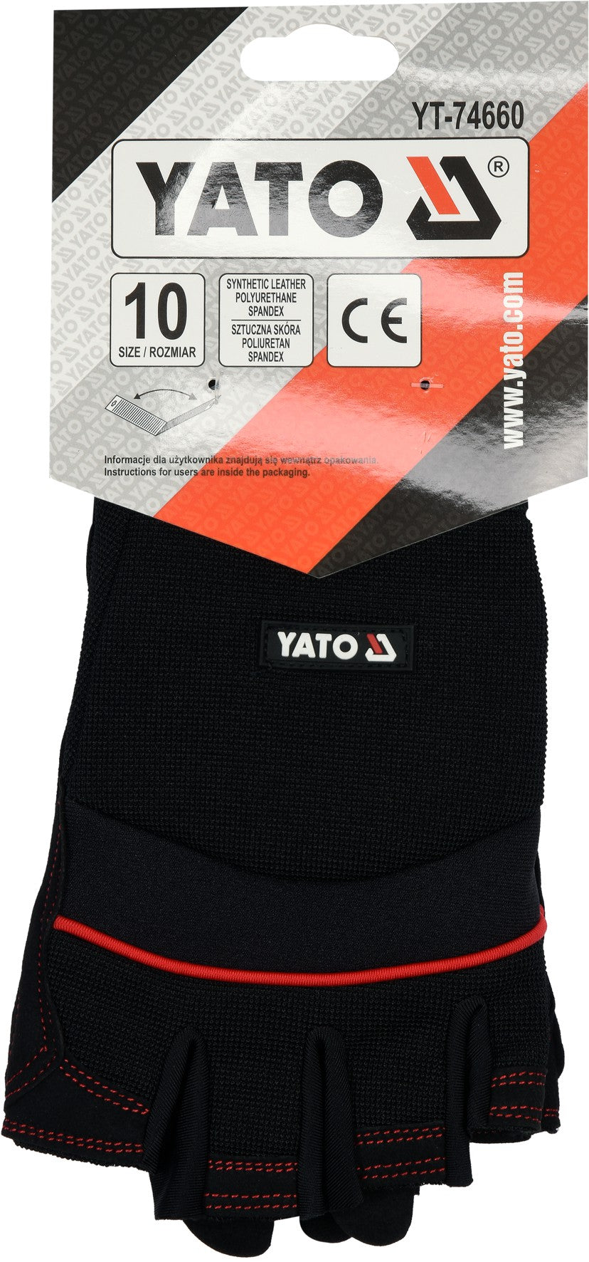 Pirštinės | atvirais galais | 10 dydis (YT-74660)