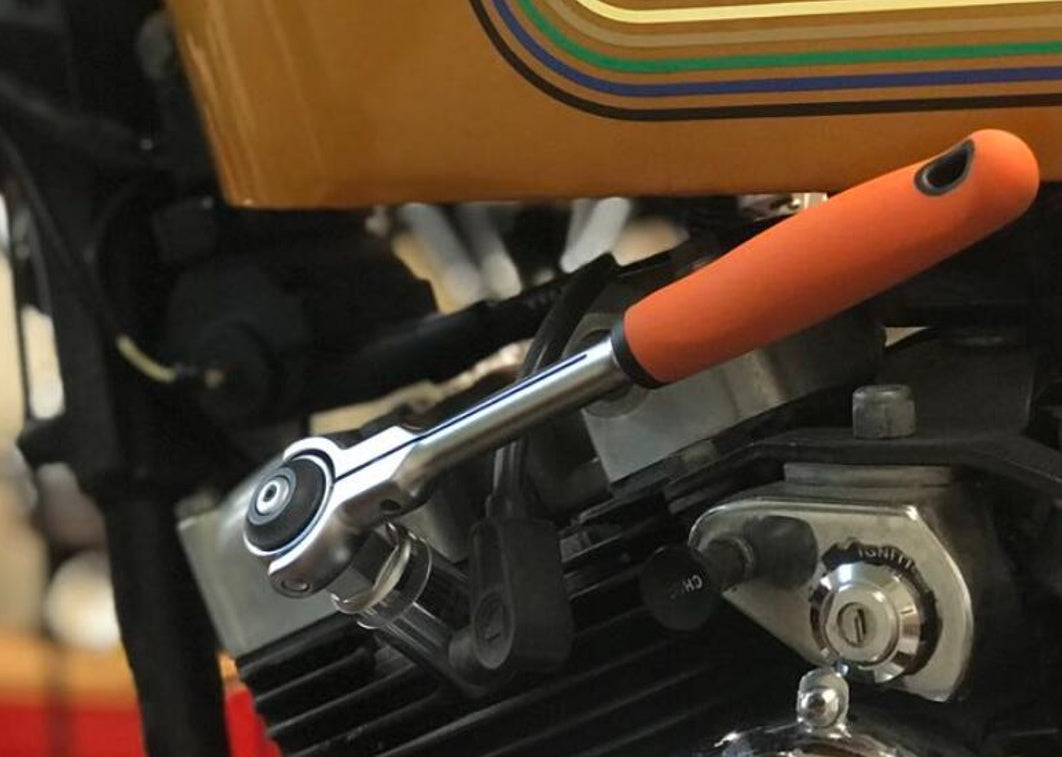 Terkšlių rinkinys | šarnyrinės galvutės | 6,3 mm (1/4") / 10 mm (3/8") / 12,5 mm (1/2") | 3 vnt. (SRA3S)