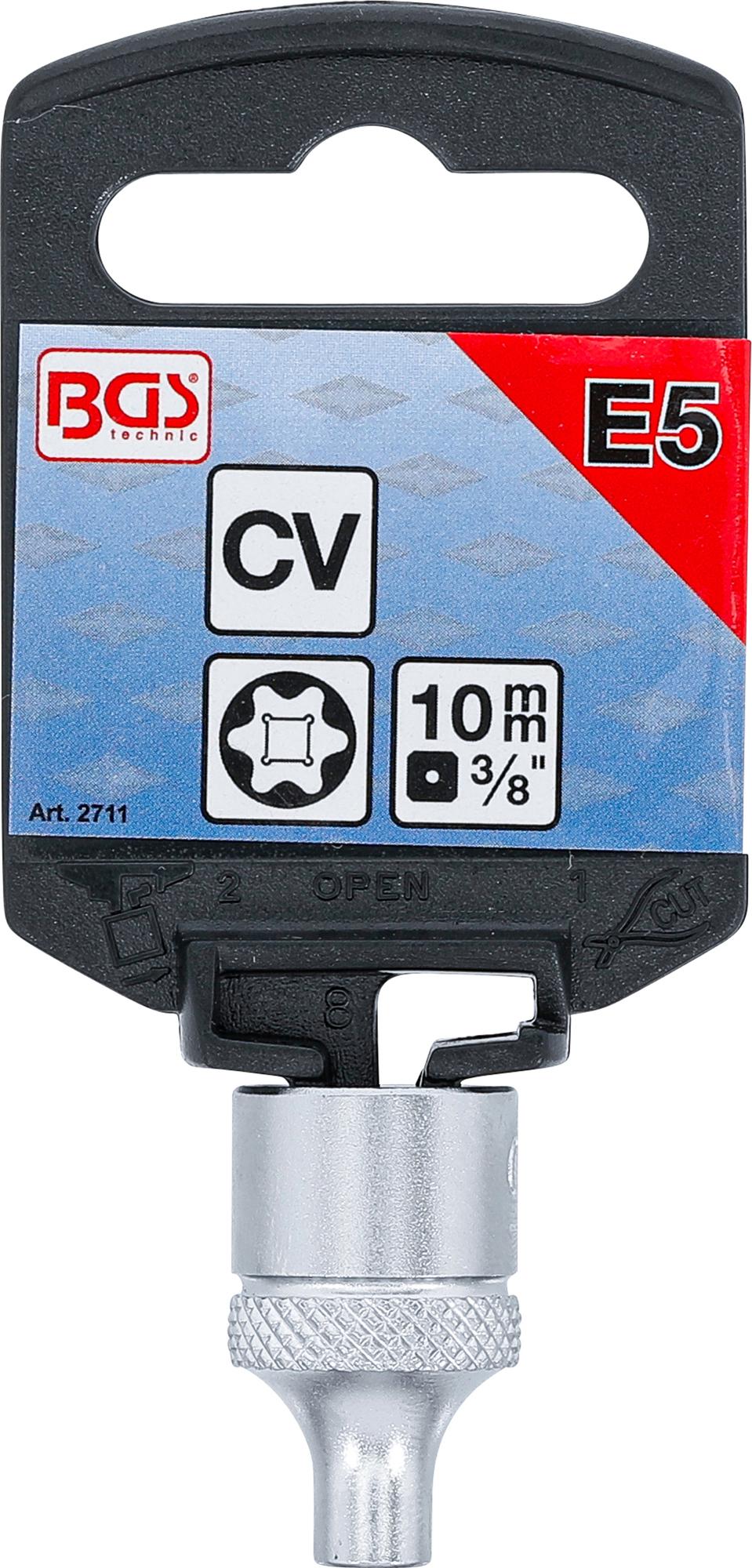 Galvutė E-star tipo varžtams | 10 mm (3/8") | E5 (2711)