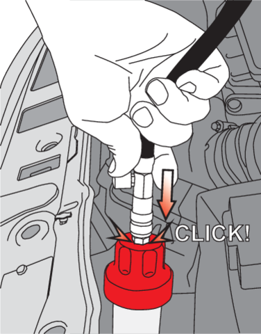 Radiatoriaus slėgio ir aušinimo sistemos testeris | 28 vnt. (YT-06721)