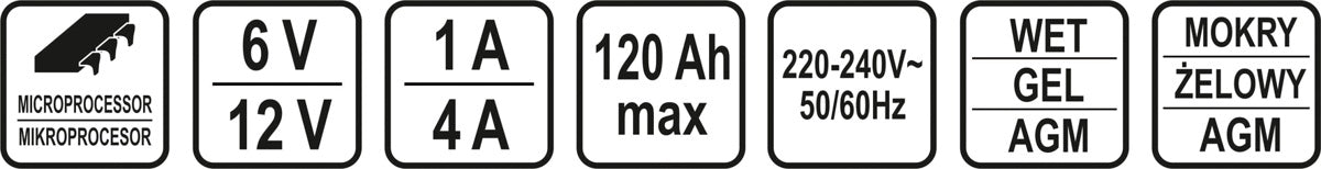 Automobilinis akumuliatoriaus kroviklis | 12V 0,8/3,8A (82555)