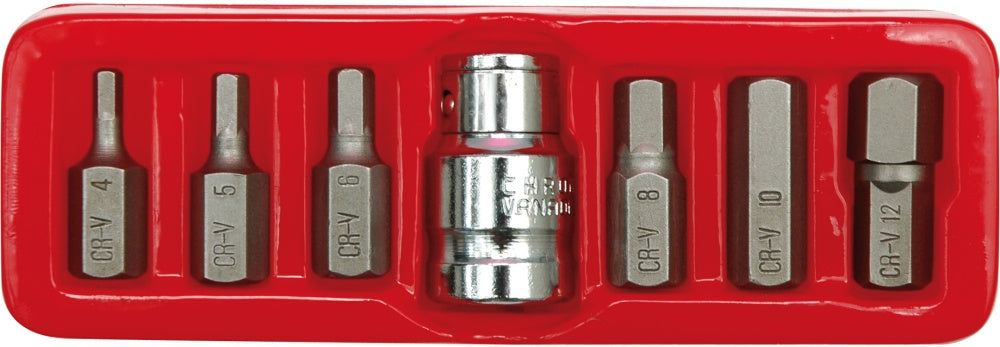 Набор бит HEX 30 mm длина | 7 шт.