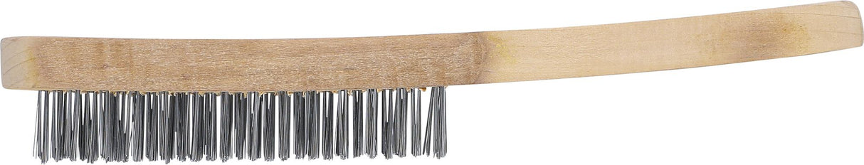 Rankinis šepetys | plieninė viela | 5 eilutės | 300 mm (3073)