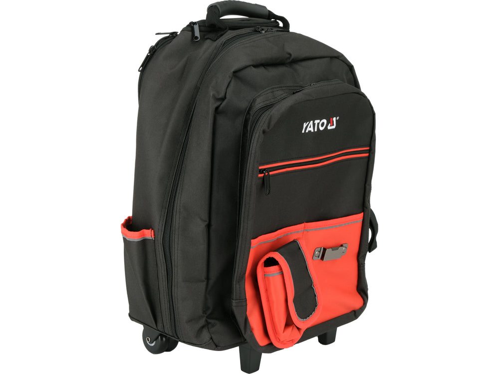 Kuprinė 350x275x505 mm | su ratukais | teleskopinė rankena | kietas pagrindas (YT-74287)