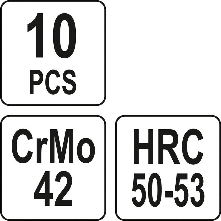 Sraigtiniai ištraukikliai | 10 vnt. (YT-05890)
