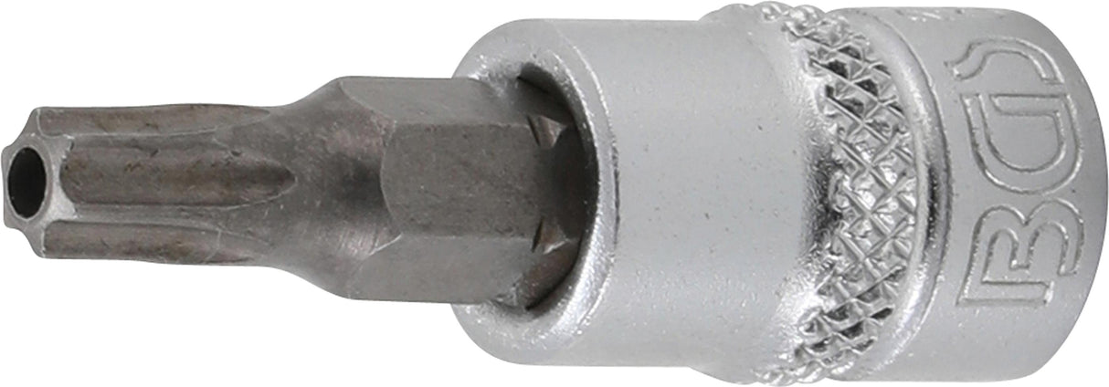 Бита-прессованная в головку | 6.3 mm (1/4") | T-star с отверстием (Torx) T27