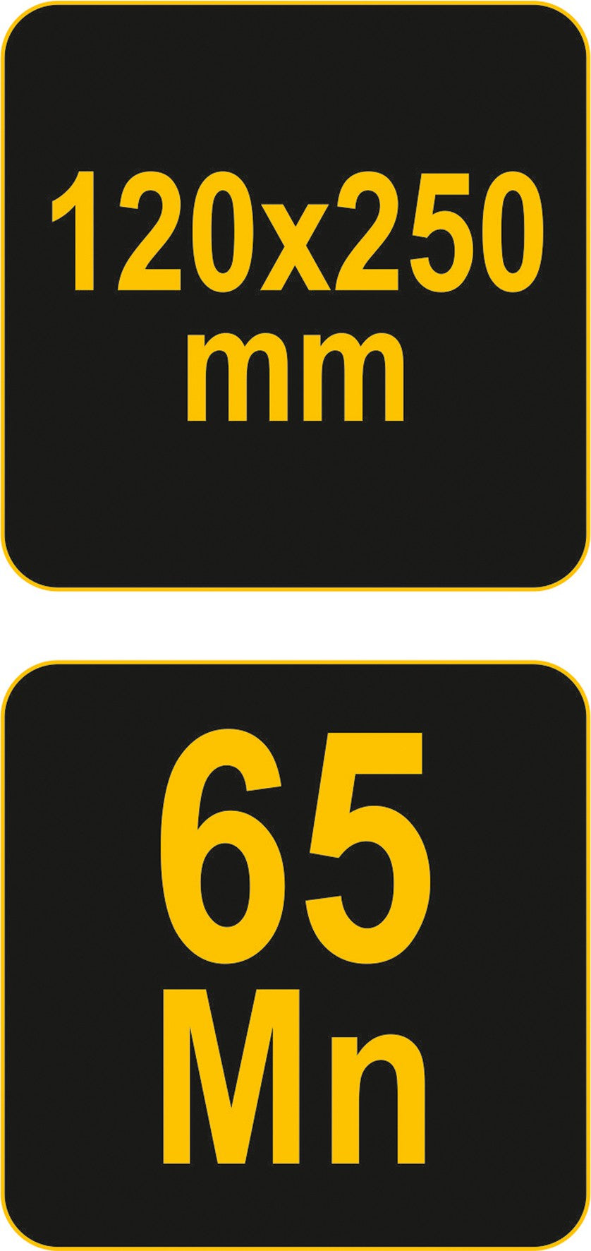 Betono gramdiklis be rankenos | 120 X 250 mm (05761)