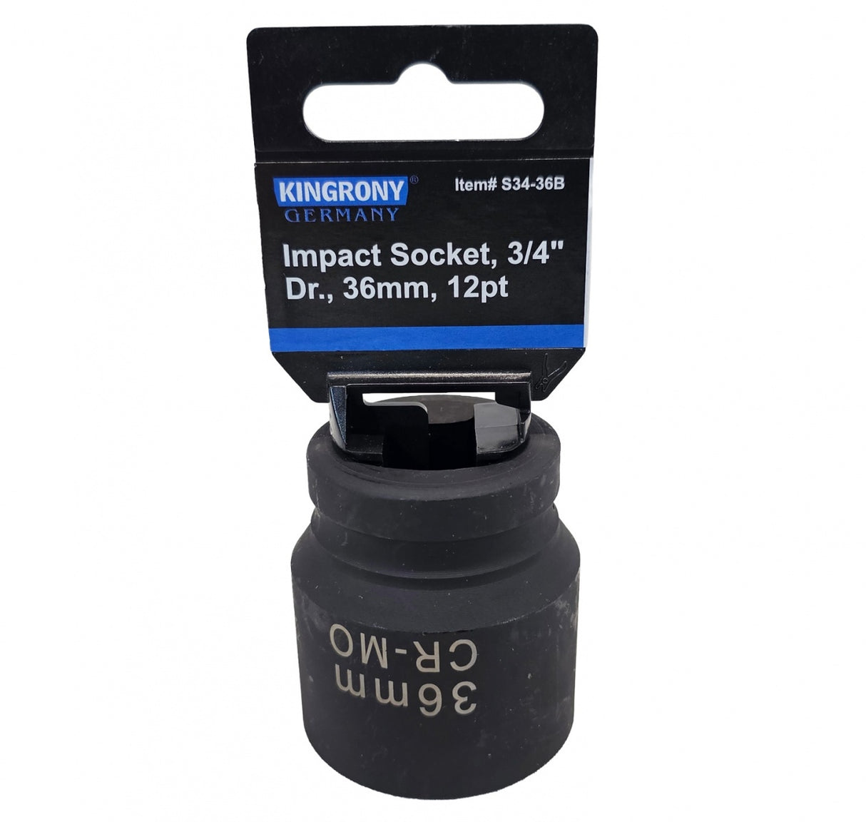 Galvutė smūginė | 12 kampų | 20 mm (3/4") | 36 mm (S34-36B)