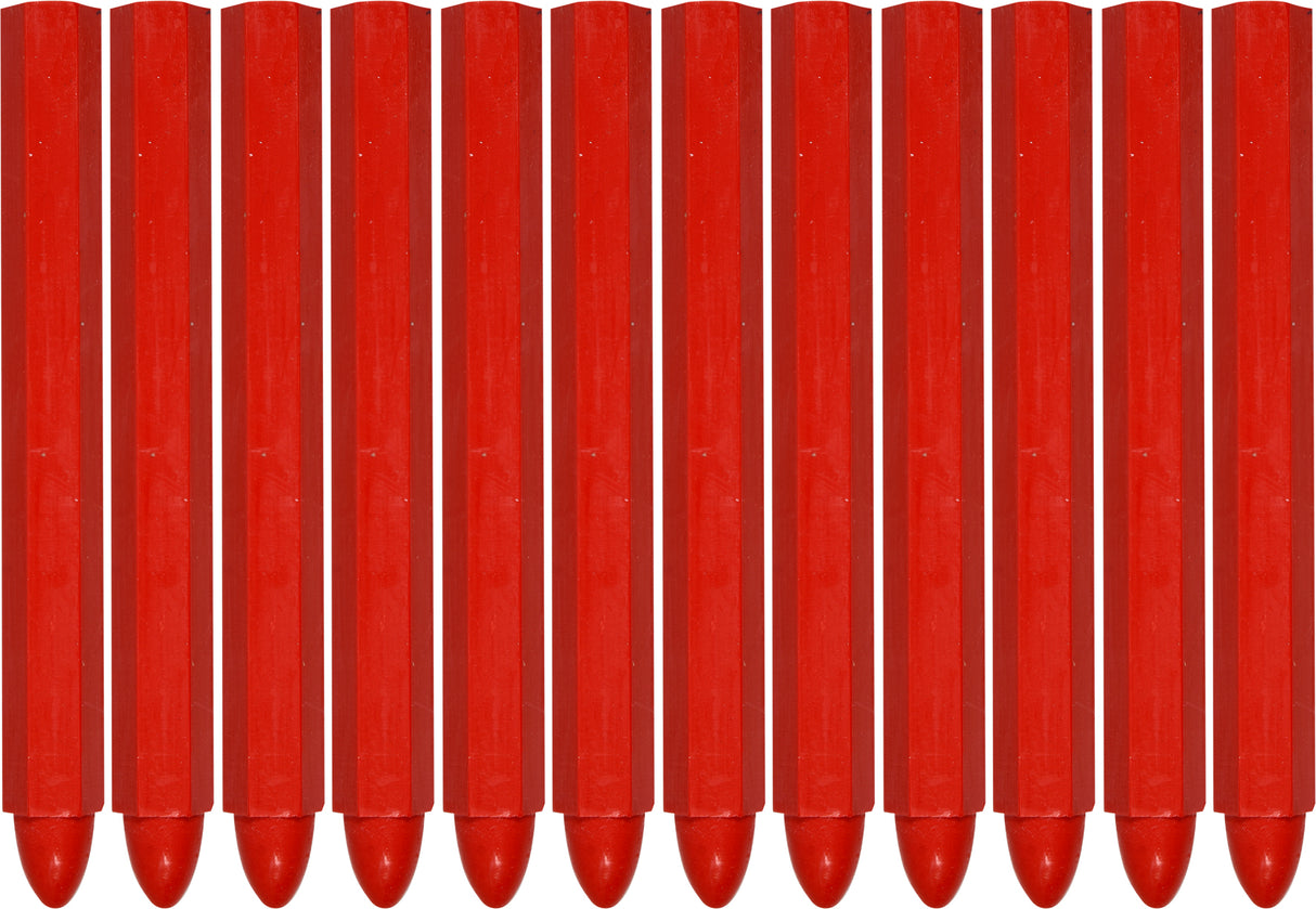 Žymėjimo kreida techninė | raudona | 12 vnt. (YT-69932)