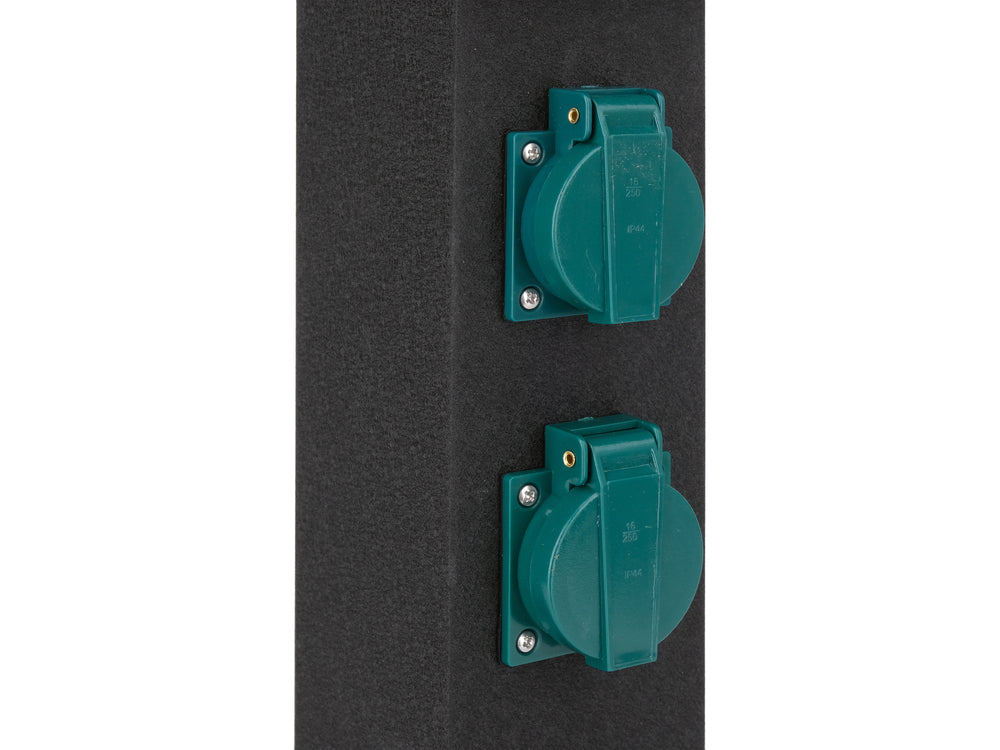 Outdoor socket in a metal box | IP44 | 4 X 230V (YT-81275)