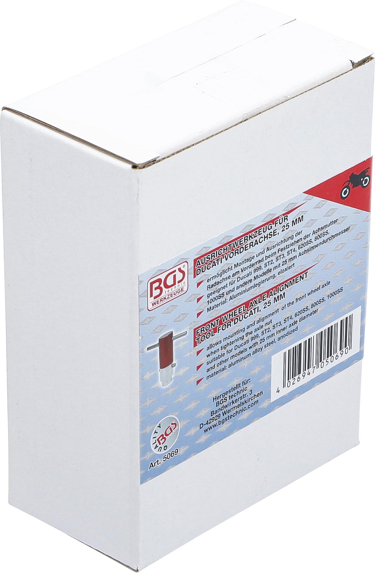 Ducati priekinio tilto derinimo įrankis | Ø 25 mm (5069)