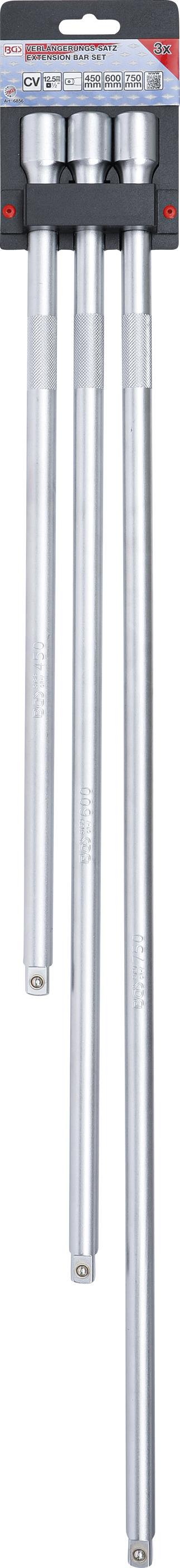 Ilgintuvų rinkinys | 12.5 mm (1/2") | 450 / 600 / 750 mm | 3 vnt. (6856)