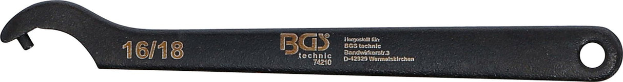 Veržliaraktis užmetamas | su antgaliu | 16 - 18 mm (74210)