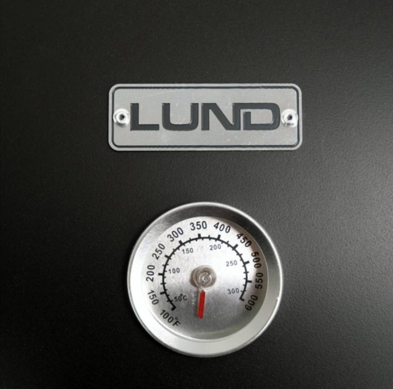 Lauko kepsninė / grilis | su dangčiu ir kaminu | 47X34 cm (99902)