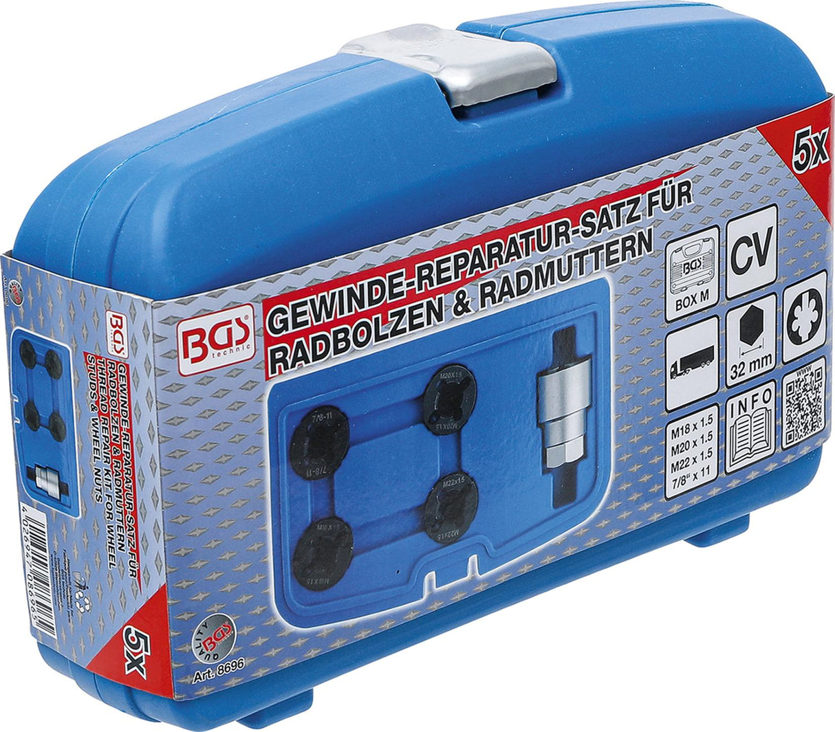 Rato varžtų sriegių taisymo komplektas | sunkvežimiams (8696)