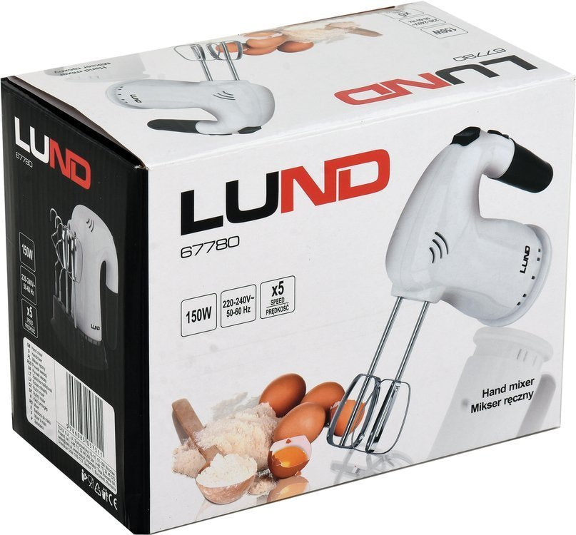 Rankinis mikseris / plakiklis | su baze | 5 greičiai | 150-200W (67780)