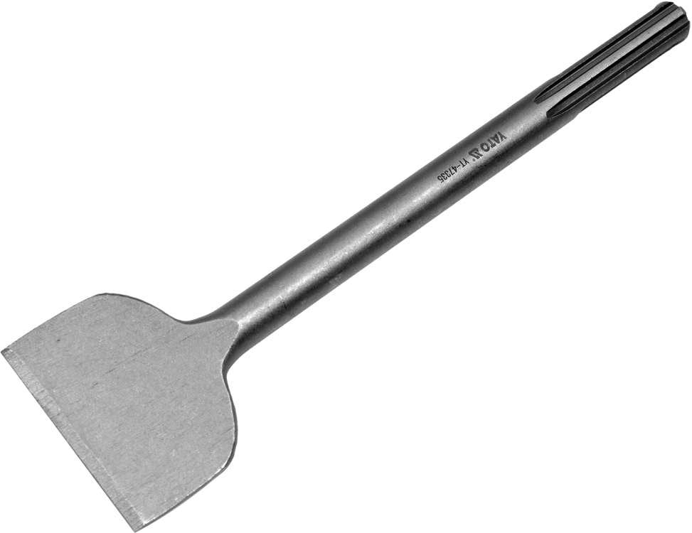 Kaltas plokščias | asfaltui ir betonui | 75 x 300 mm | SDS - Max (YT-47335)