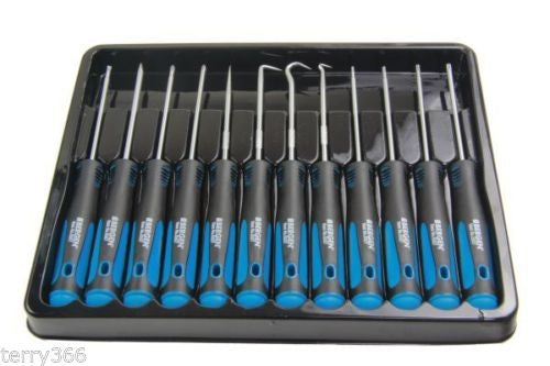 Precizinių atsuktuvų ir kabliukų rnkinys Cr-V, 12vnt (SK8833)