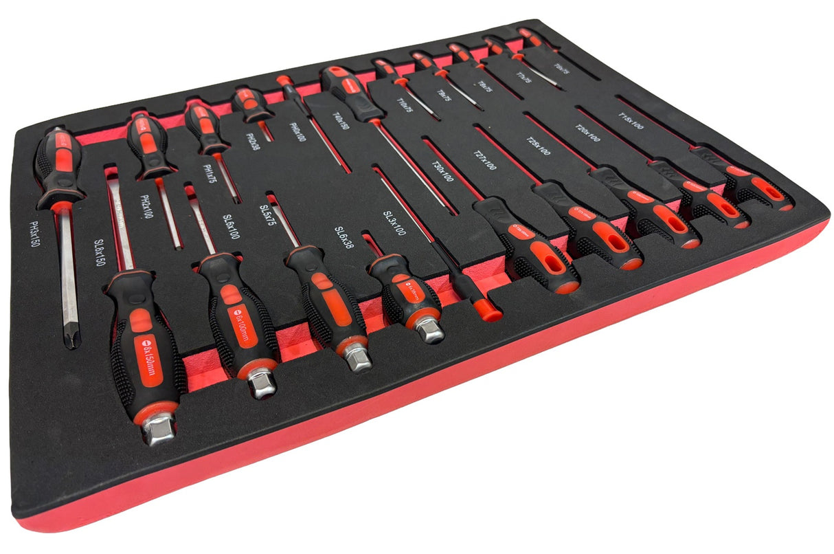 Įrankių spintelė ant ratukų | metalinis starviršis | su įrankiais | 7 stalčiai / 1 durelės | 322 įrankiai (H7002)