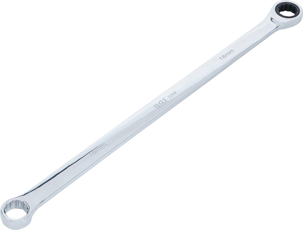 Terkšlinis žiedinis dvipusis veržliaraktis | ilgas tipas | 18 mm (7258)