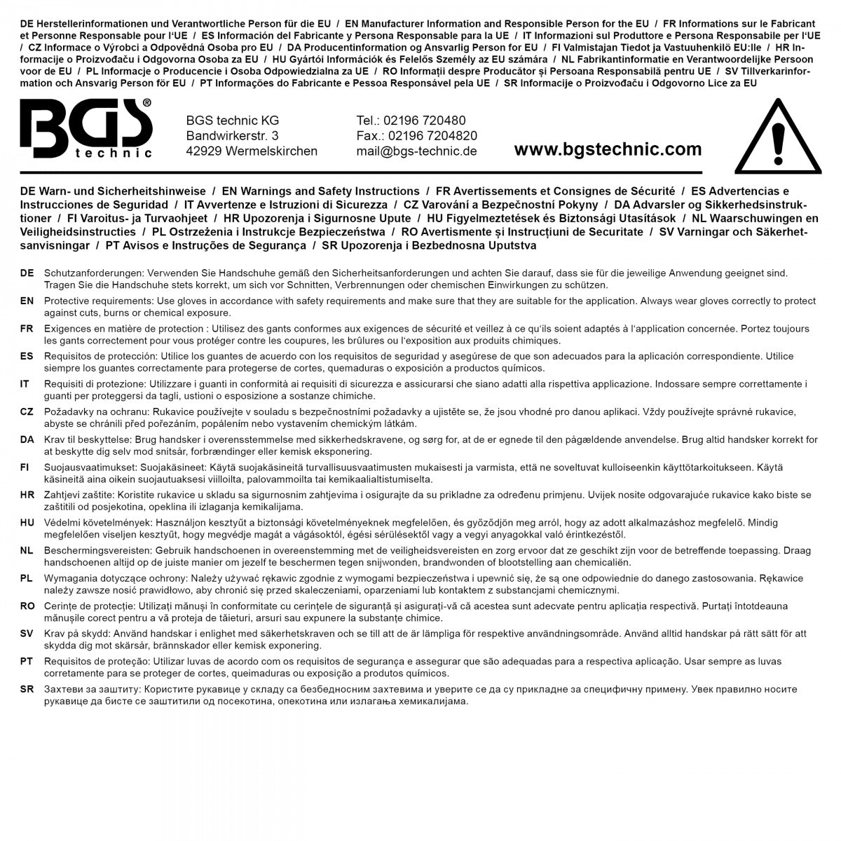 Elektriko apsauginės pirštinės | su natūralaus latekso izoliacija | 11 dydis (XXL) (35892)