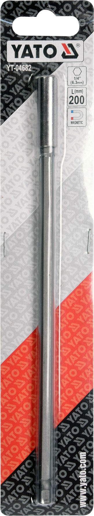 Antgalių laikiklis magnetinis ilgas | 6,3 mm (1/4") | 200 mm (YT-04682)