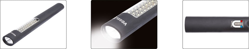 Darbo lempa plona | su magnetu | 36 + 1 LED (82735)