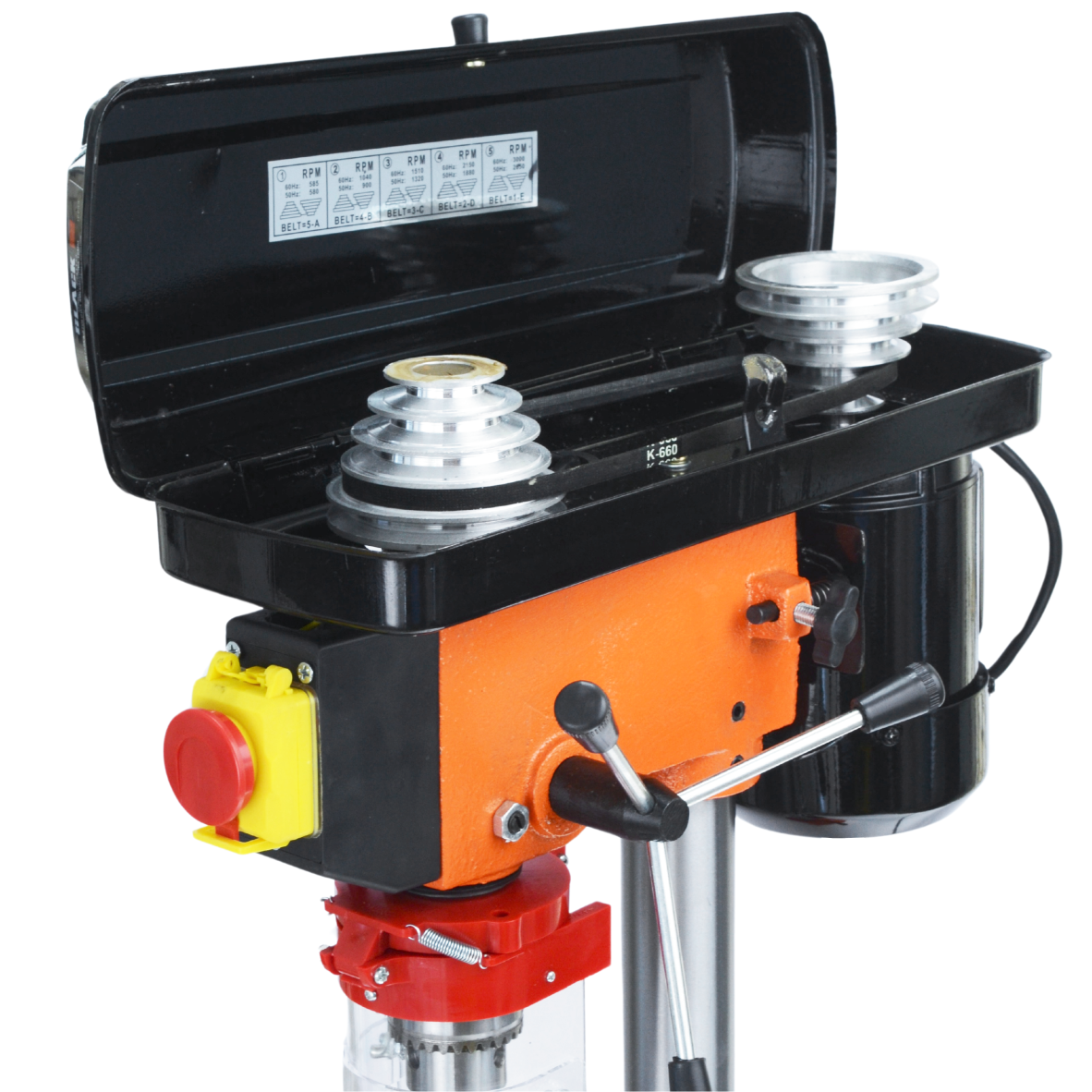 Gręžimo staklės | 1600W 16 mm + spaustuvai (SK12233)