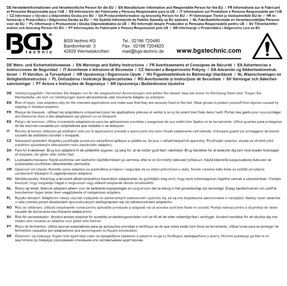 Adapteris su tvirtinimo rutuliu | 12,5 mm (1/2") | vidinis šešiakampis 8 mm (5/16") (293)