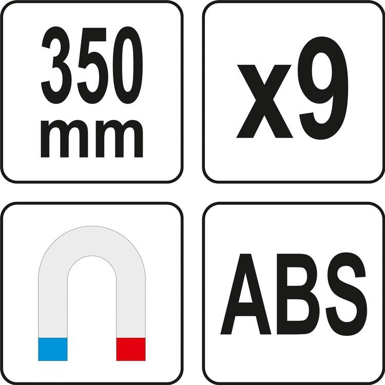 Magnetinis atsuktuvų laikiklis | 350 mm (YT-08353)