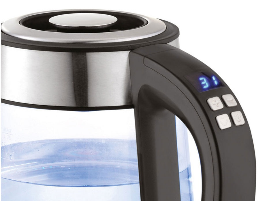 Virdulys stiklinis | Led | temperatūros kontrolė | 1.7 l (68173)