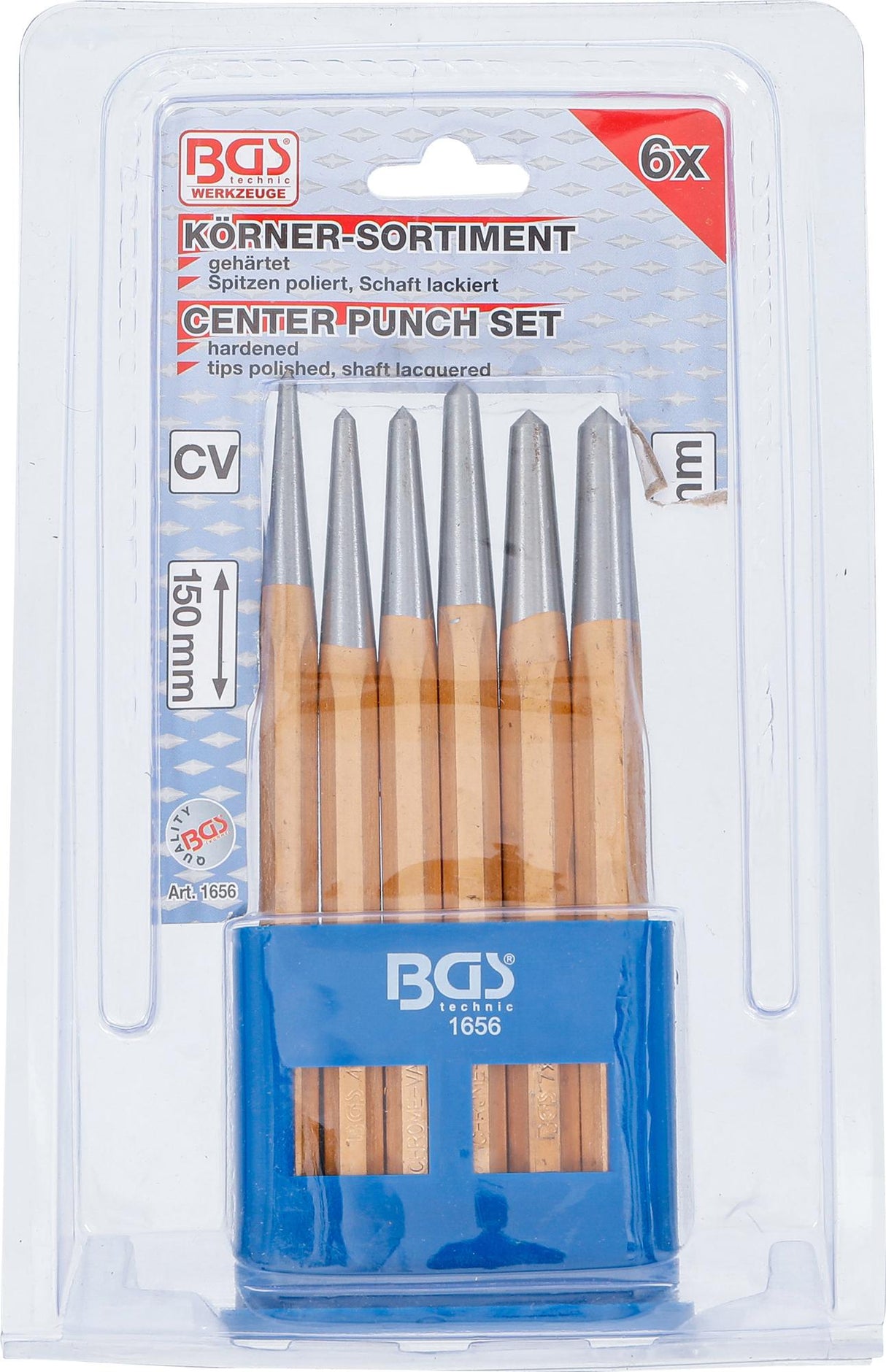 Centro / kūginių išmušėjų rinkinys | 6 vnt. (1656)